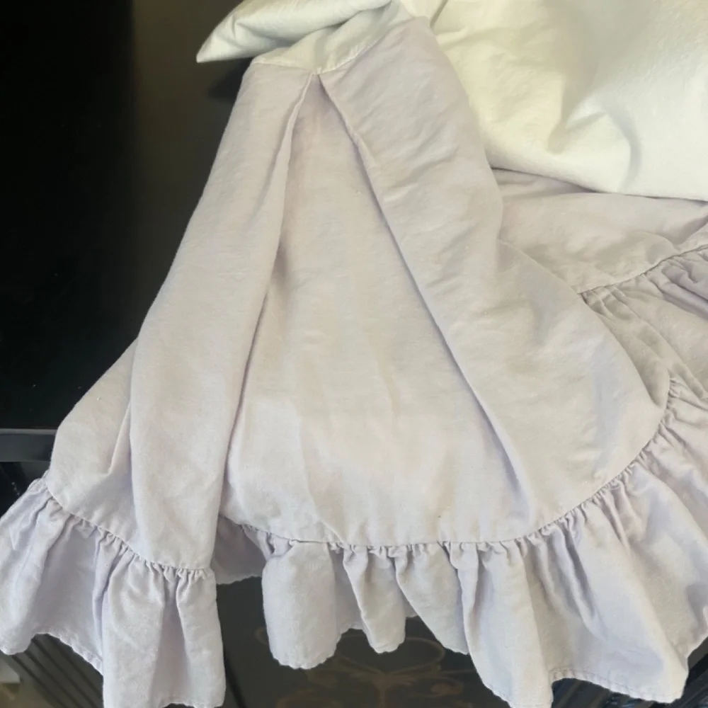 Pottery Barn Lavender Bed Skirt. Full/Queen
